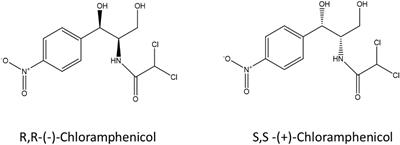 kloramfenikol, enantiomer